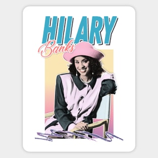 Hilary Banks - 90s Style Retro Tribute Design Sticker